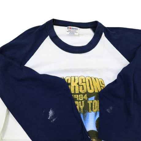 1984 JACKSONS TOUR RAGLAN SLEEVE Tshirts