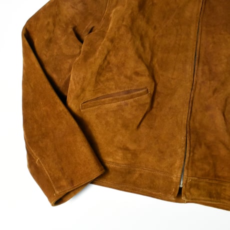 USED 90'S "J.CREW" SUEDE LEATHER JACKET