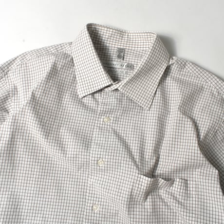 USED 90-00'S "GEOFFREY BEENE" PLAID L/S SHIRT