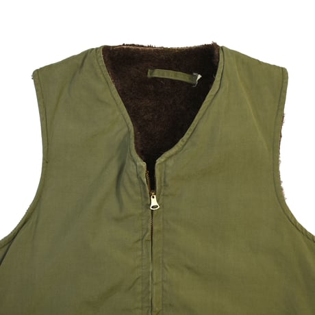 VINTAGE 40'S "U.S NAVY" BOA LINER DECK VEST