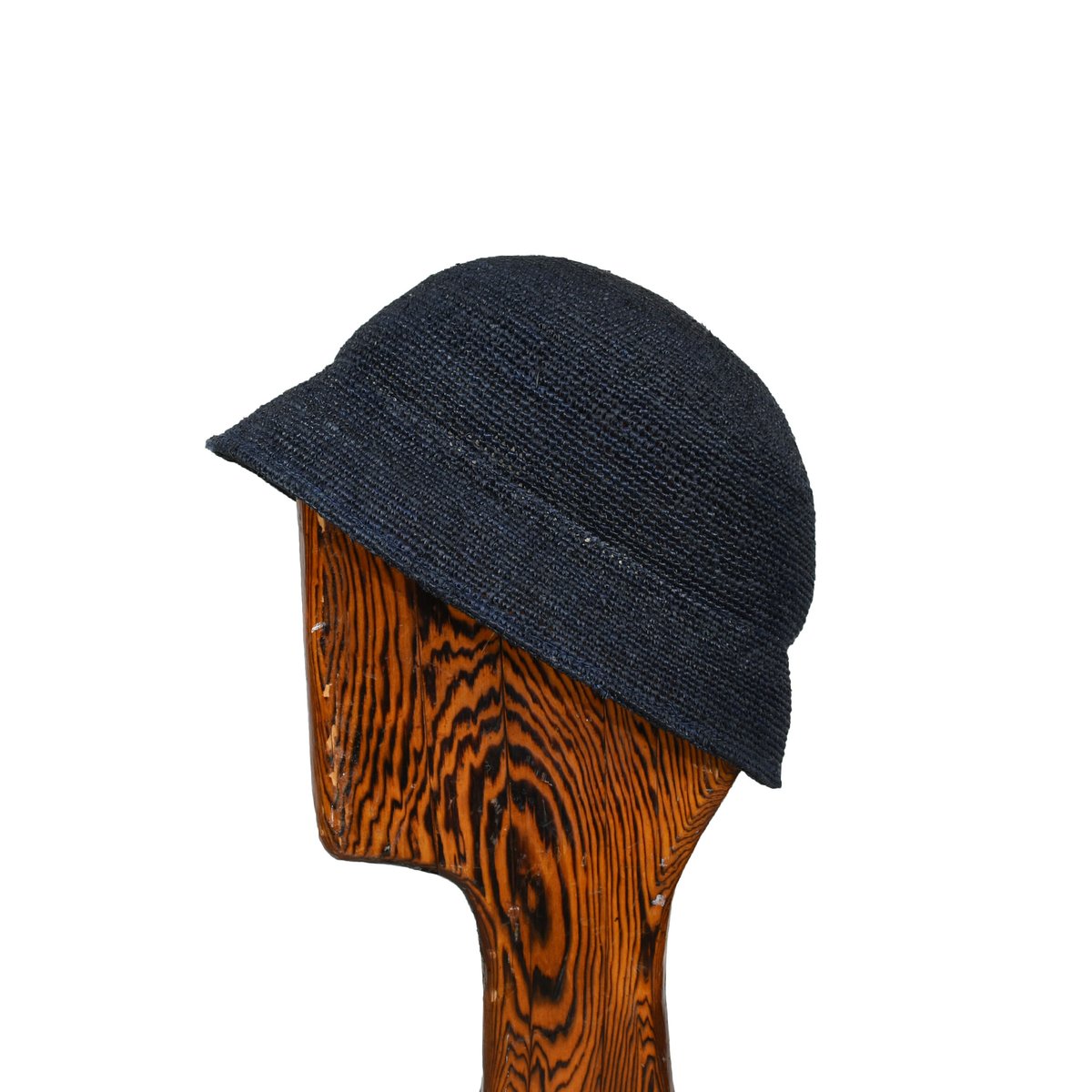 購入卸値 NOROLL DETOURS RAFFIA HAT navy M - 帽子