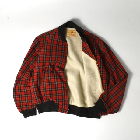 VINTAGE "H.I.S OUTDOOR WEAR" BOA LINED JACKET