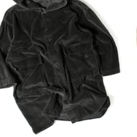 USED "S.K. MANOR HILL" CORDUROY HOODED COAT