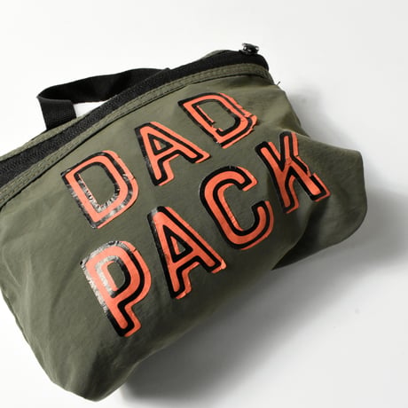 USED "DAD PACK" NYLON PACKABLE BACKPACK