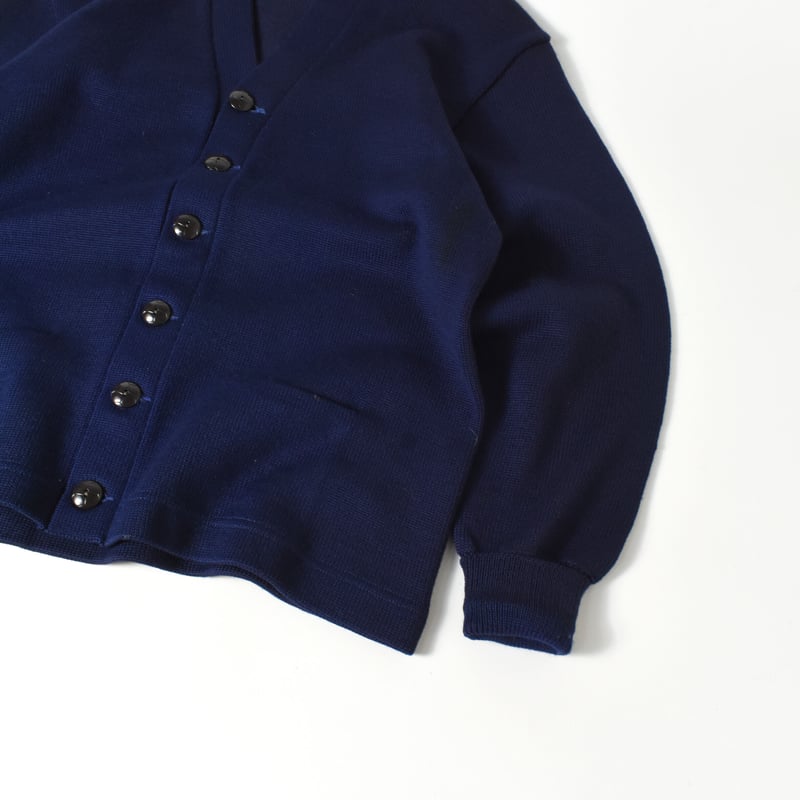 Dehen　Wool cardigan ネイビー　 size L DehenWool cardigan ネイビー size L