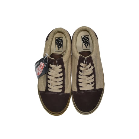LATE 90's DEADSTOCK VANS "OLD SCHOOL" ESPRESSO / KHAKI HEMP