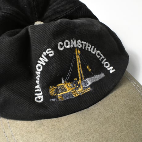 USED "GUMMOW'S CONSTRUCTION" LEATHER BILL CAP