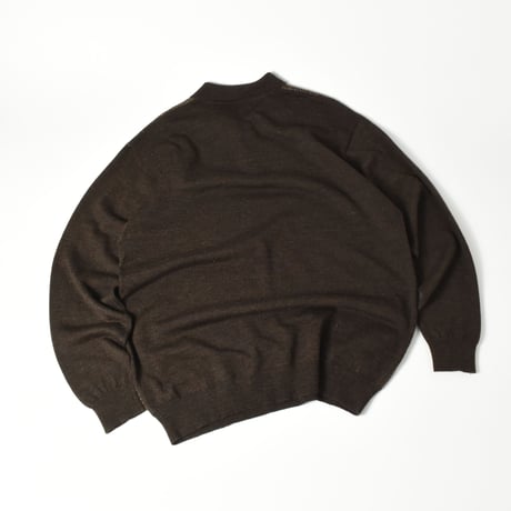 USED UNKNOWN HALF ZIP KNIT POLO SHIRT