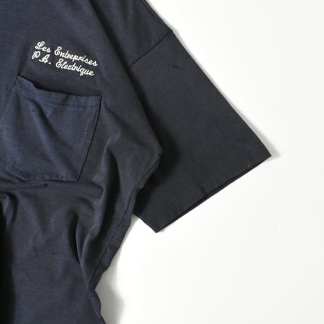 USED "LES ENTREPRISES P.A ELECTRIQUE" POCKET T-shirt