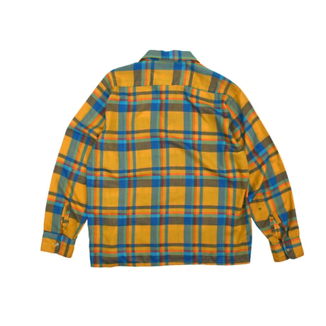 USED "PERMANENT PRESS" PLAID SHIRT