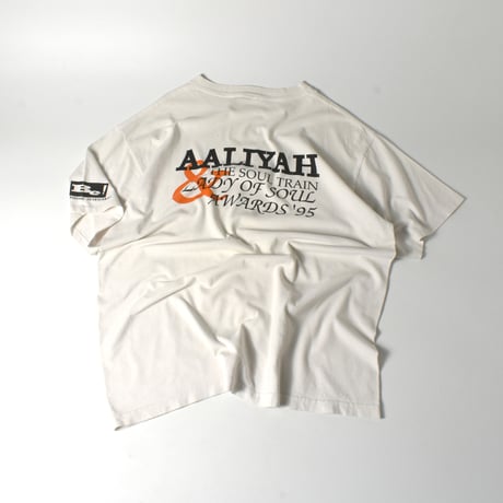 USED 90'S "AALIYAH / THE SOUL TRAIN LADY OF SOUL AWARDS '95" T-shirt
