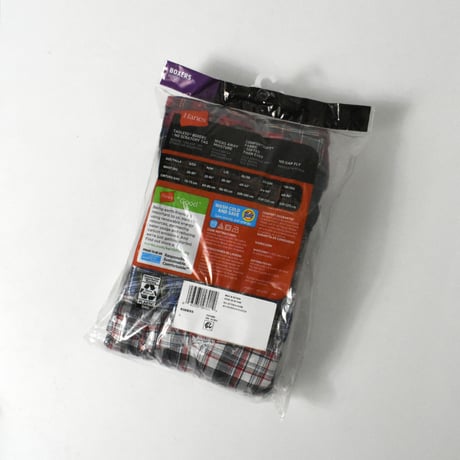 “HANE’S 5P TAGLESS BOXER”