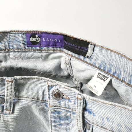 USED 90'S "LEVI'S / SILVERTAB" BAGGY DENIM SHORTS