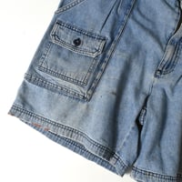 USED "SADDLEBRED" DENIM BUSH SHORTS
