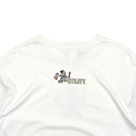 USED 90'S "UTILITY QUALITY CLOTHING" T-shirt