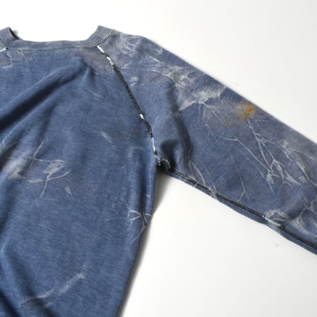 USED 80'S "SPORTSWEAR" OVER DYED CREWNECK SWEAT