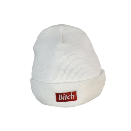USED "BITCH" BEANIE