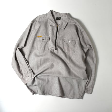 USED "PRSN BLU" HALFZIP STRIPE PULLOVER
