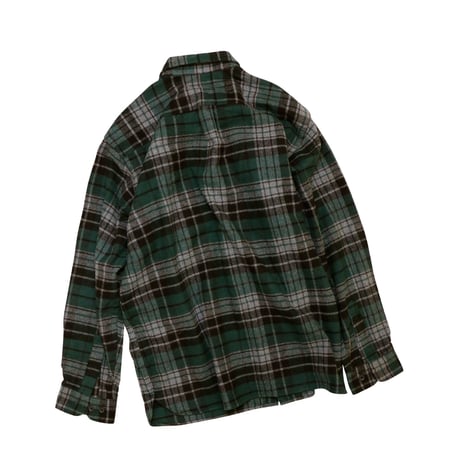 L.L.BEAN "CHAMOIS CLOTH" PLAID L/S SHIRT