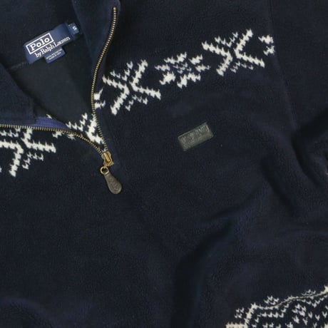 USED "POLO RALPH LAUREN" FLEECE HALF ZIP