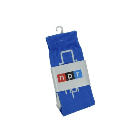 "NPR MUSIC" LOGO SOCKS