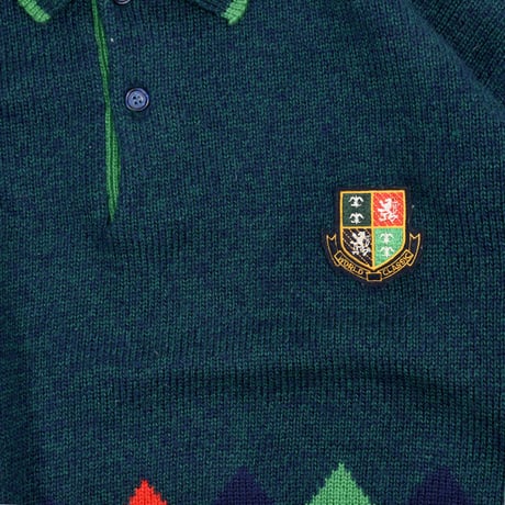 USED "80-90’S GAP" WOOL  POLO KNIT