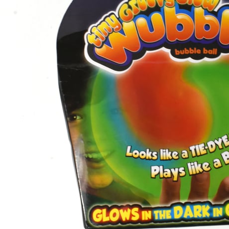 TINY GROOVY GLOW WUBBLE RUBBLE BALL