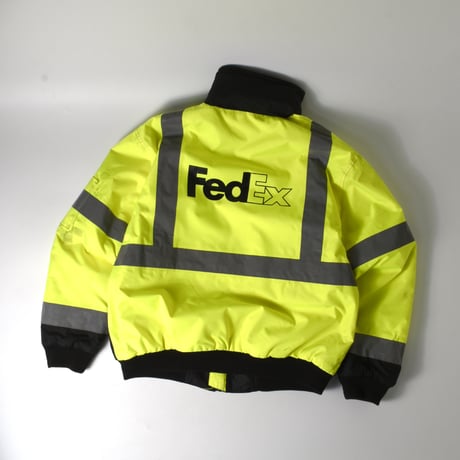 USED "FEDEX" REFLECTOR WORK JACKET