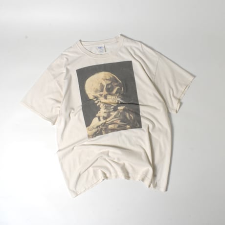 USED "VINCENT VAN GOGH / HEAD OF A SKELETON WITH A BURNING CIGARETTE" T-shirt