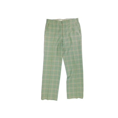 VINTAGE "GW" PLAID TROUSER