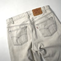 USED 80'S "LEVI'S / 501" BLEACHED DENIM PANTS