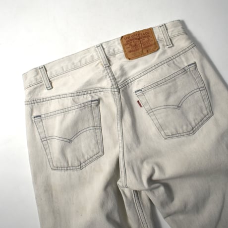 USED 80'S "LEVI'S / 501" BLEACHED DENIM PANTS