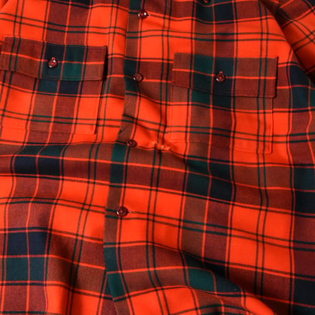 USED 70'S UNKNOWN OPEN COLLAR SHIRT
