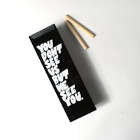 DDQS ORIGINAL INCENSE BURNER "WE SEE YOU" by ragelow
