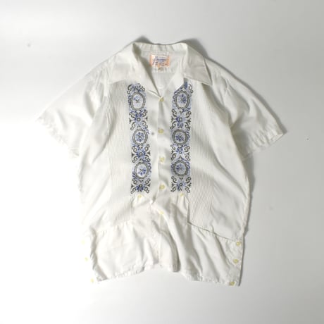 USED 70'S "BRUMMEL" CUBA S/S SHIRT