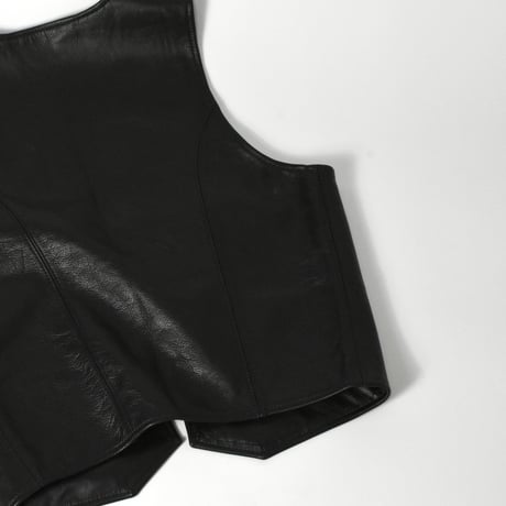 USED "MR. S LEATHER" COW LEATHER VEST