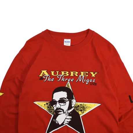 USED "2018 AUBREY & THE THREE MIGOS TOUR" L/S T-SHIRT
