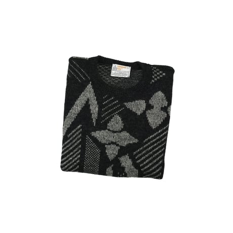 USED 80'S "LONDON FOG" PATTERN KNIT