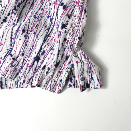 VINTAGE "QUALITY MODES" SPLASH PATTERN S/S SHIRT