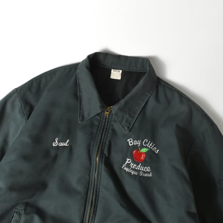 USED "BAY CITTIE PRODUCE / SOFTWEAR BY GCA" WORK JACKET