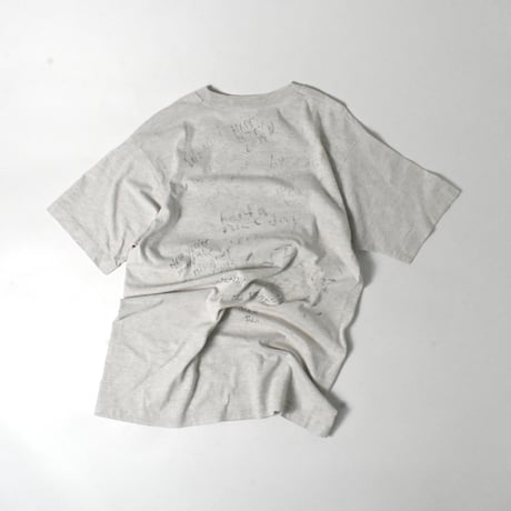USED 90'S "MC CUE'S ST. FRANCIS" HAND-WRITTEN MESSAGE T-shirt