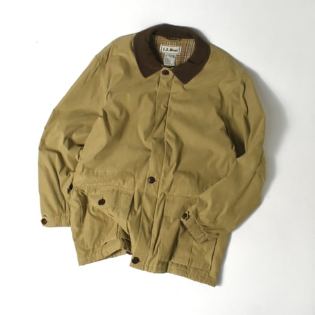 USED 90'S "L.L.BEAN" PEACH SKIN PADDED JACKET