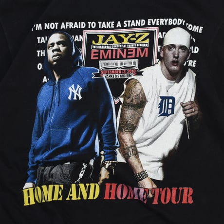 USED "JAY-Z & EMINEM HOME AND HOME TOUR" T-shirt