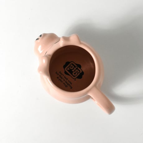 USED "HOT DOGS" PIG HEAD MUG