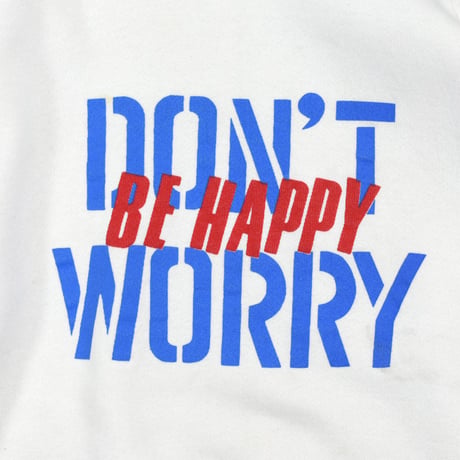 USED 80'S "DON'T WORRY BE HAPPY" SWEAT