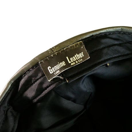 USED LEATHER CAP