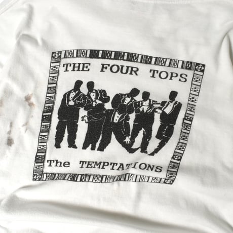 USED 90'S "THE TEMPTATIONS & THE FOUR TOPS" T-shirt