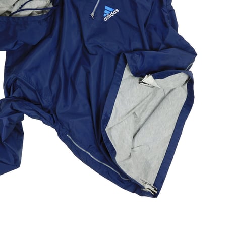 USED "ADIDAS" NYLON PULLOVER HOODIE