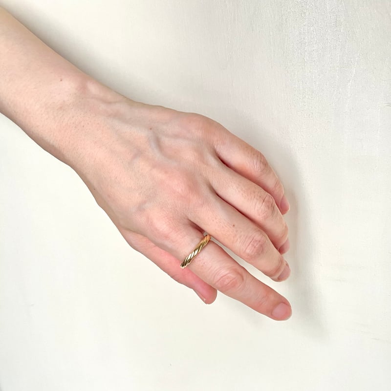 B-03☆ロープリング K18YG｜Rope Ring | STARTWISTオンラインストア ＊///