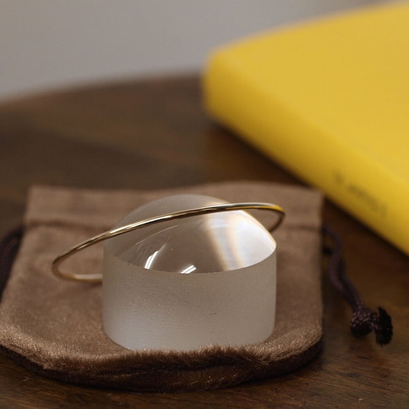 K18YG バングル K18YG|Round Closed Cuff 2㎜ー真円 | STARTWISTオンラインス